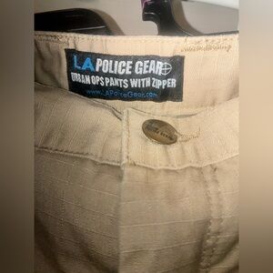 2 pair of LA Police Gear Urban Ops Pants with Zipper